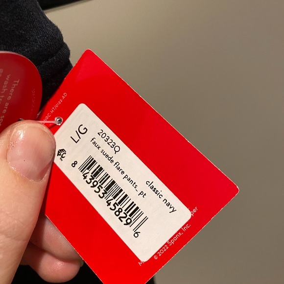 Spanx Faux Suede Flare Pants - Picture 4 of 6